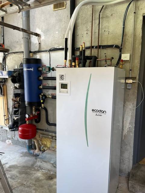 Installation PAC Mitsubishi electric avec ecs intégrée à toulouse
